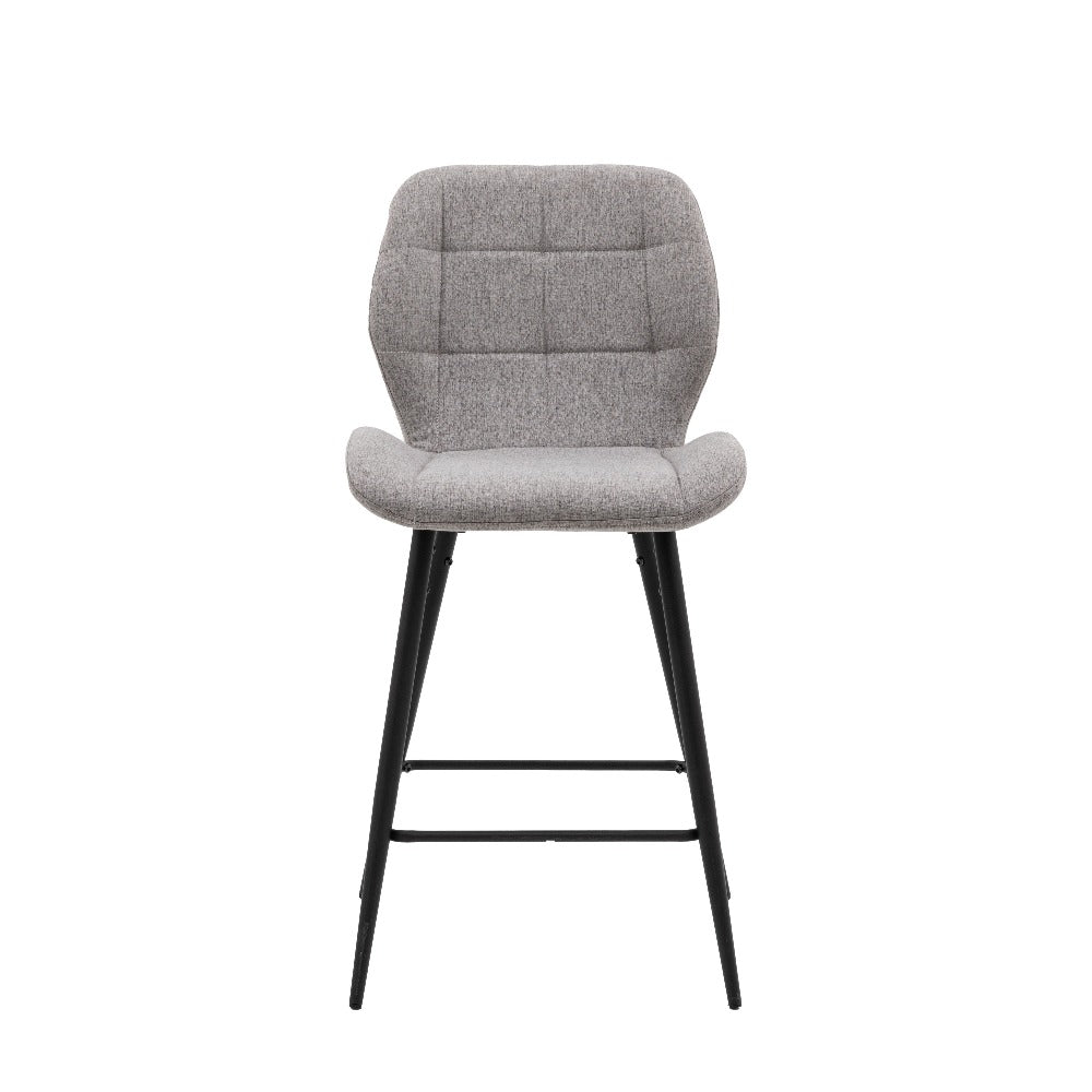 Product photograph of Gallery Interiors Winton Set Of 2 Stools In Light Grey from Olivia's.