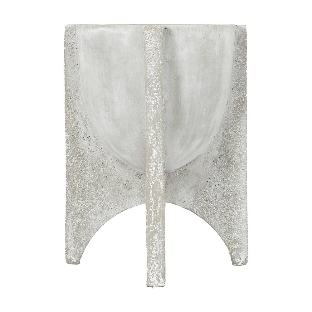 Product photograph of Gallery Interiors Mito Planter In Stone Outlet Large from Olivia's.