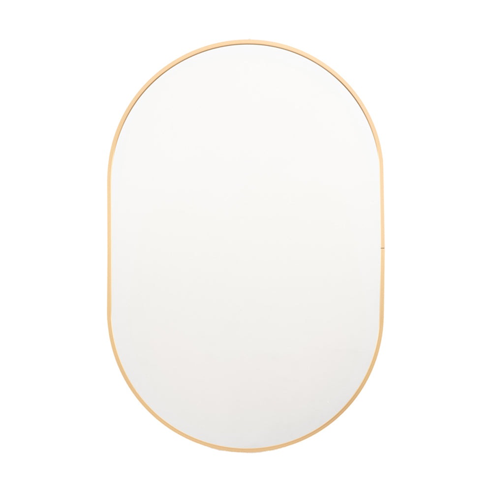 Gallery Interiors Yarlett Wall Mirror In Gold Outlet Small