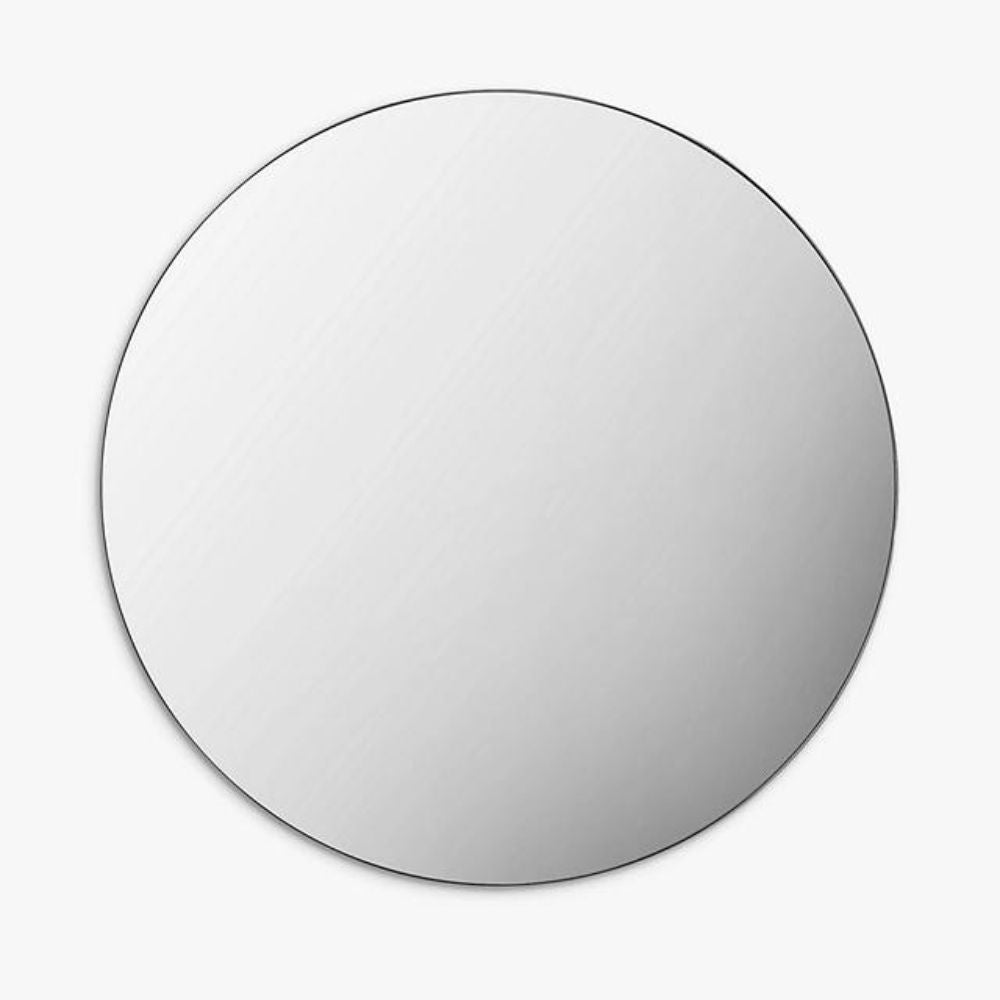 Product photograph of Gallery Interiors Bowie Round Mirror In Silver from Olivia's