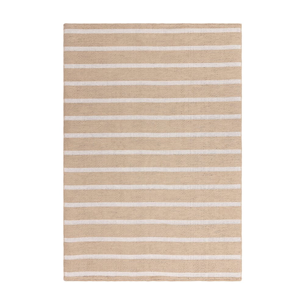 Product photograph of Asiatic Carpets Global Rug Cream Stripe 160x230cm from Olivia's