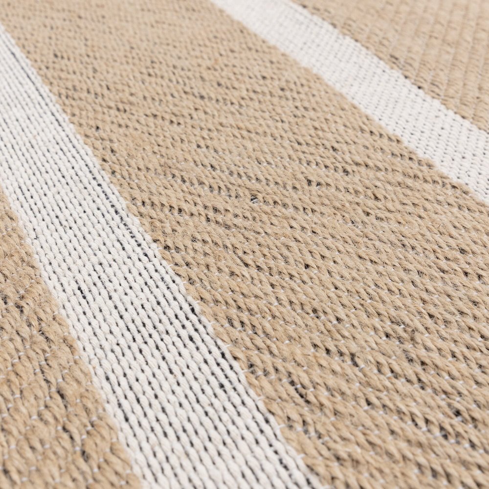 Product photograph of Asiatic Carpets Global Rug Cream Stripe 160x230cm from Olivia's.