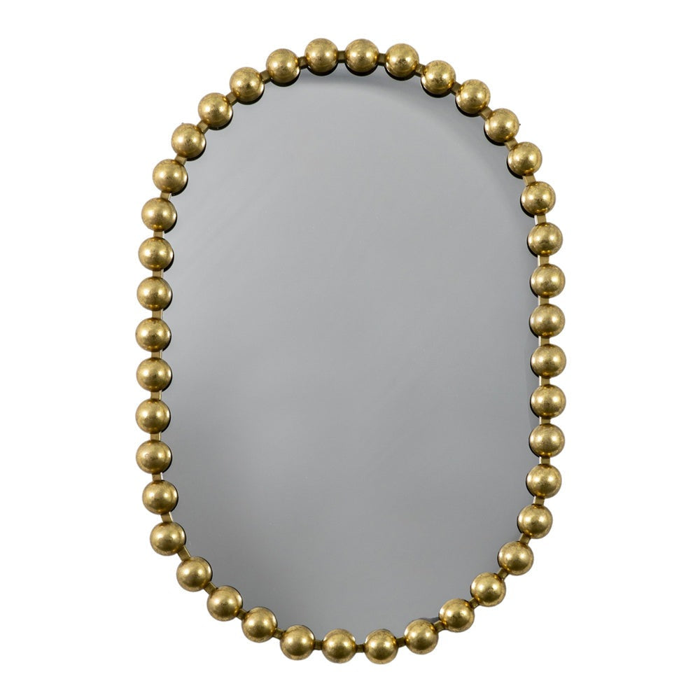 Gallery Interiors Selena Wall Mirror In Gold Outlet