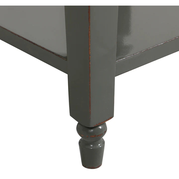 Product photograph of Mindy Brownes Camille Side Table In Grey Green from Olivia's.