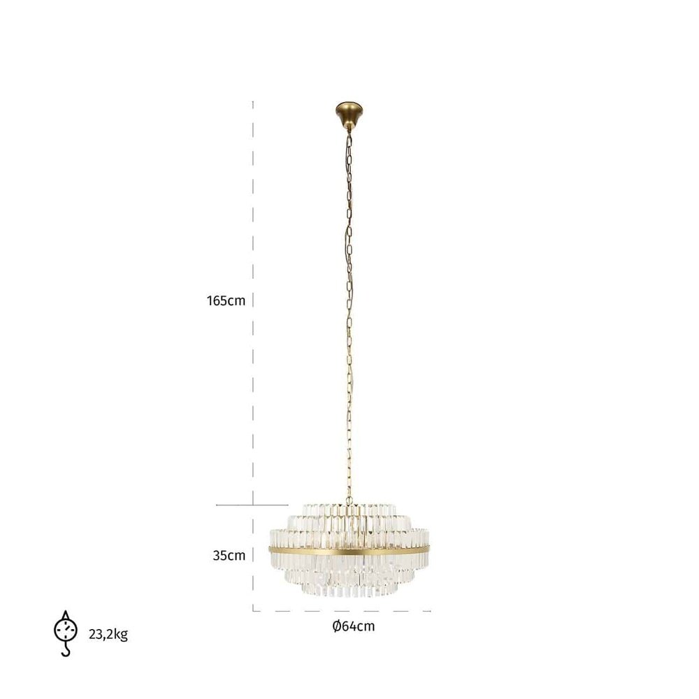 Product photograph of Richmond Interiors Desire Pendant Lamp Small from Olivia's.