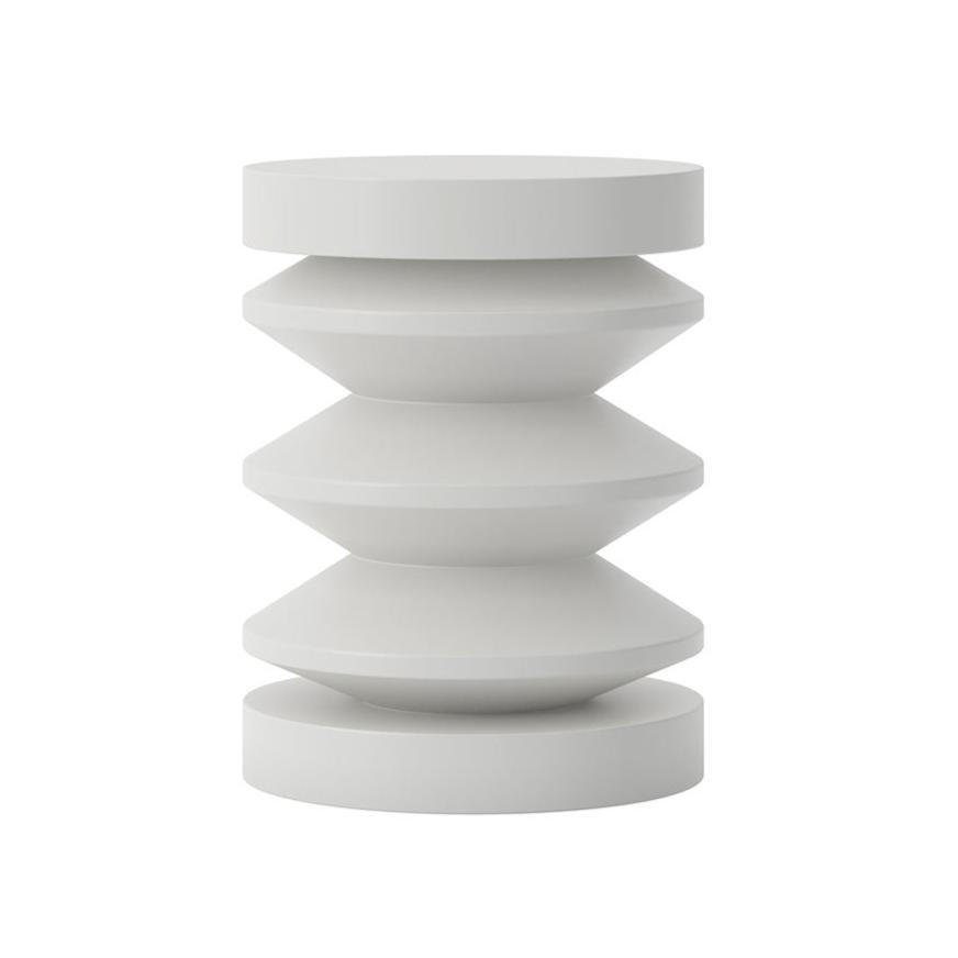 Product photograph of Freda Side Table - White from Olivia's.