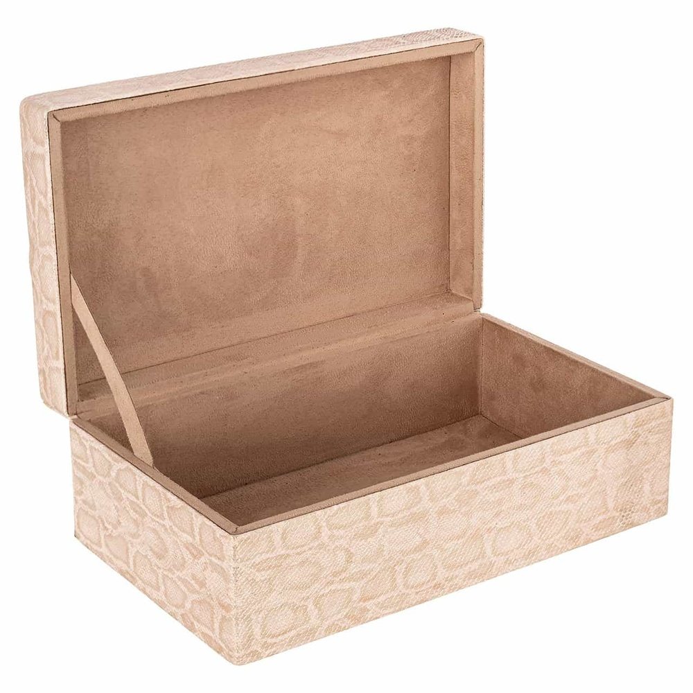 Product photograph of Richmond Interiors Noell Storage Box In Pink from Olivia's.