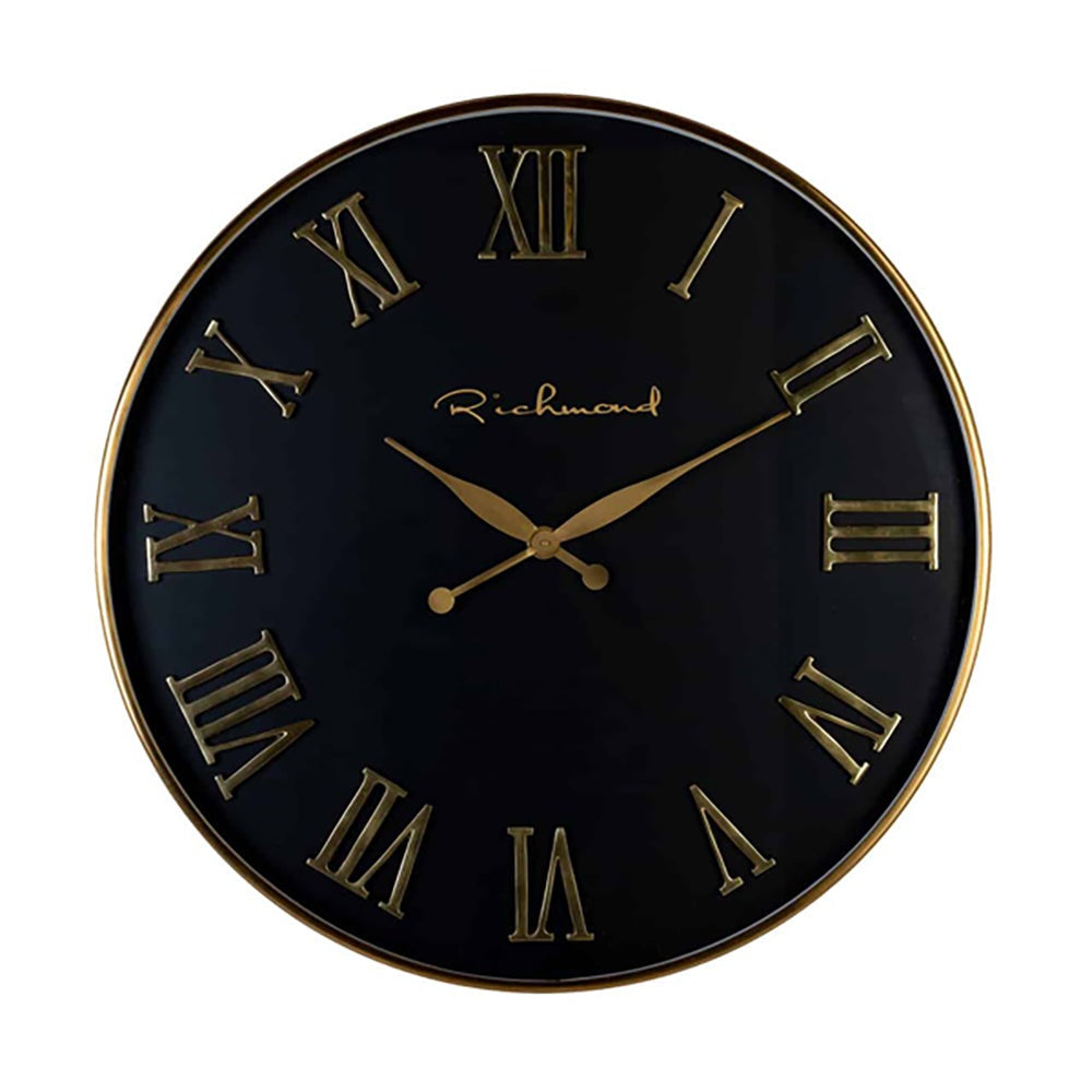 Richmond Deonne Gold Round Wall Clock Outlet