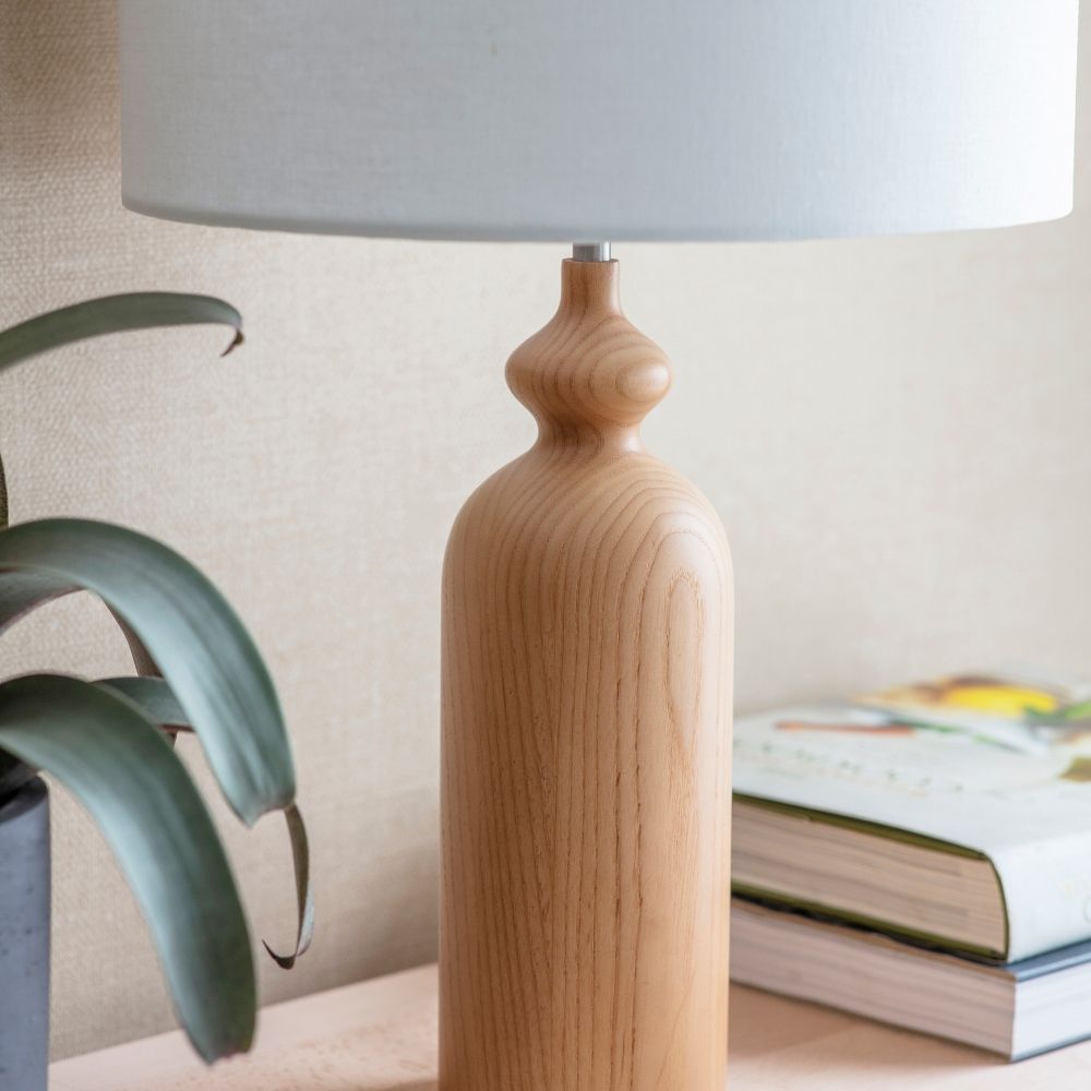 Product photograph of Garden Trading Bloomsbury Ash Table Lamp from Olivia's.