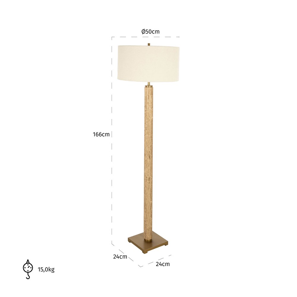 Product photograph of Richmond Interiors Lor N Floor Lamp from Olivia's.