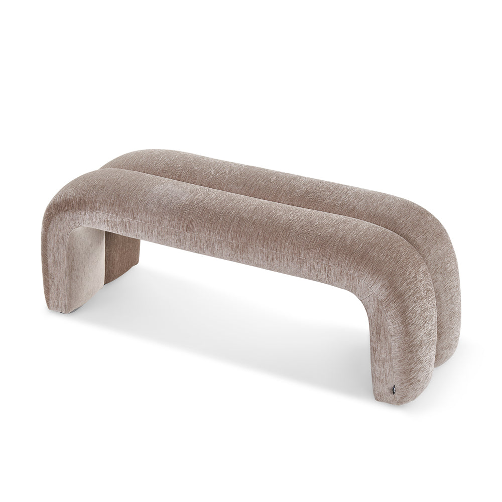 Product photograph of Liang Eimil Piper Bench Sysley Earth from Olivia's.