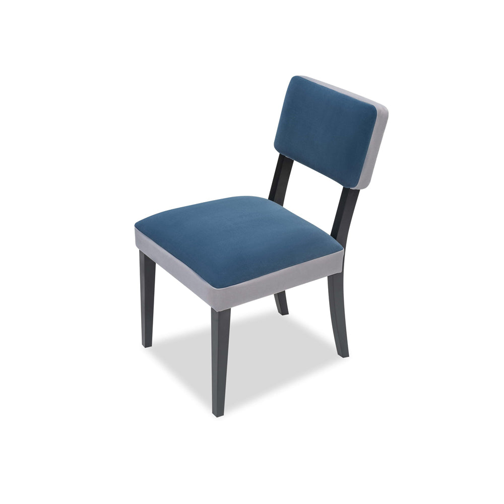Product photograph of Liang Eimil Alfama Dining Chair - Oxford Misty Polar Blue from Olivia's.