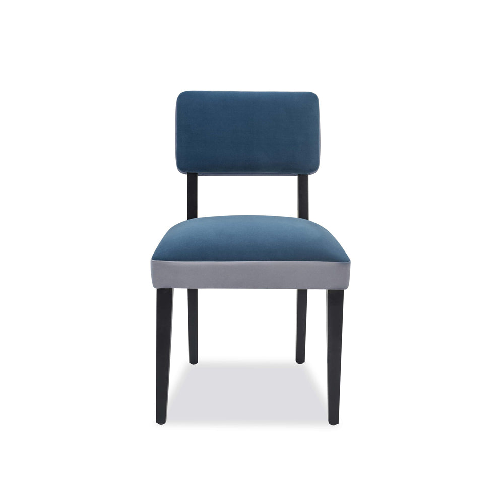 Product photograph of Liang Eimil Alfama Dining Chair - Oxford Misty Polar Blue from Olivia's.