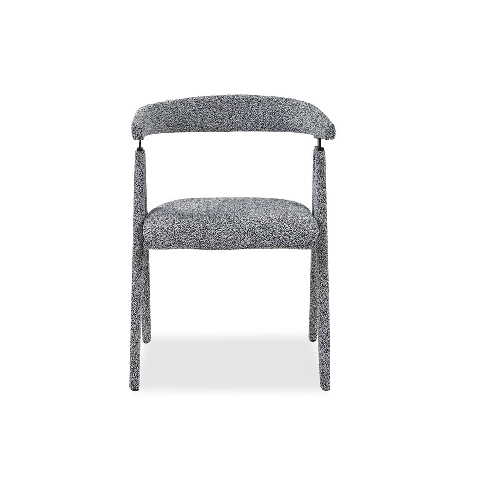 Product photograph of Liang Eimil Kelly Dining Chair Cordoba Speckle Grey from Olivia's.