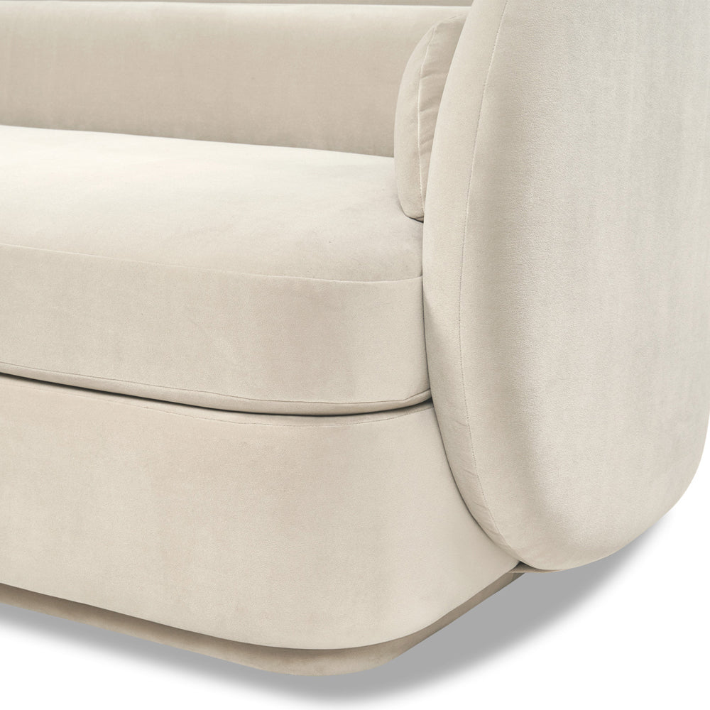 Product photograph of Liang Eimil Chantal Sofa - Kaster Pebble from Olivia's.