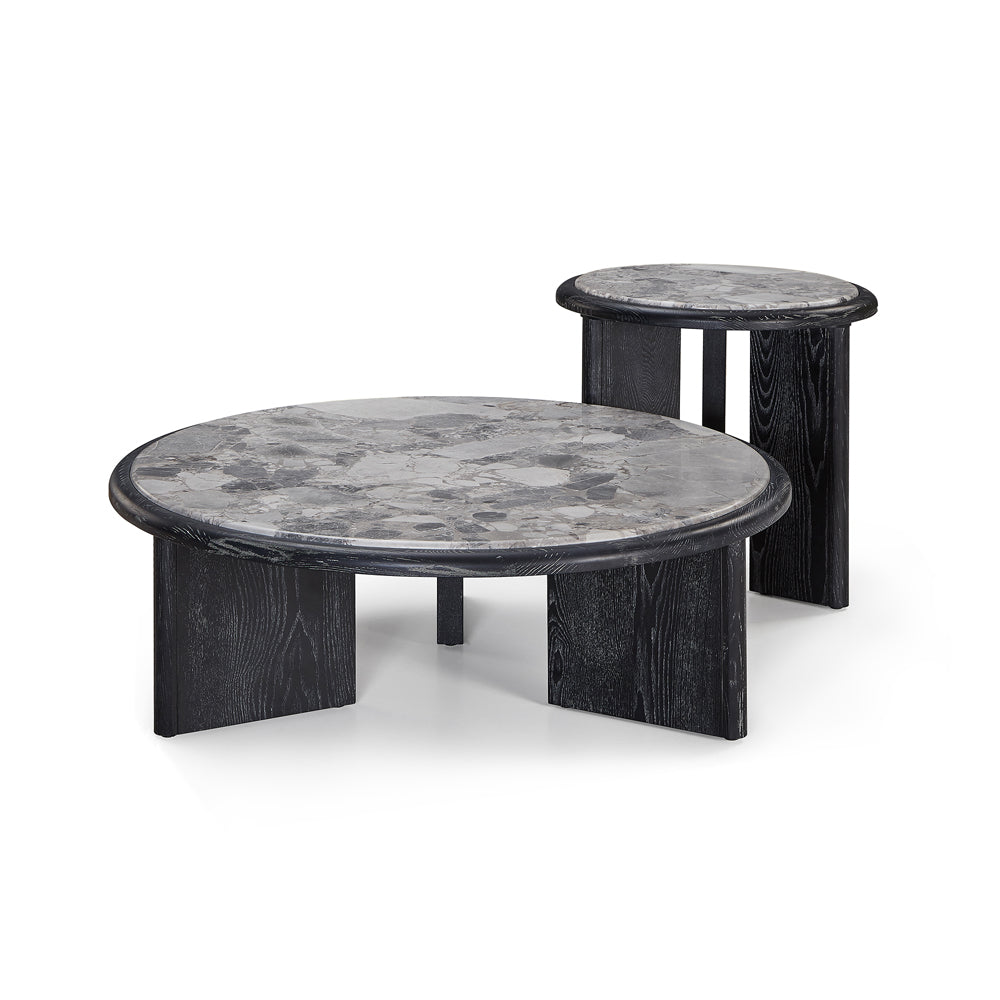 Product photograph of Liang Eimil Herman Coffee Table Oreo Grey Ebony Cerused from Olivia's.