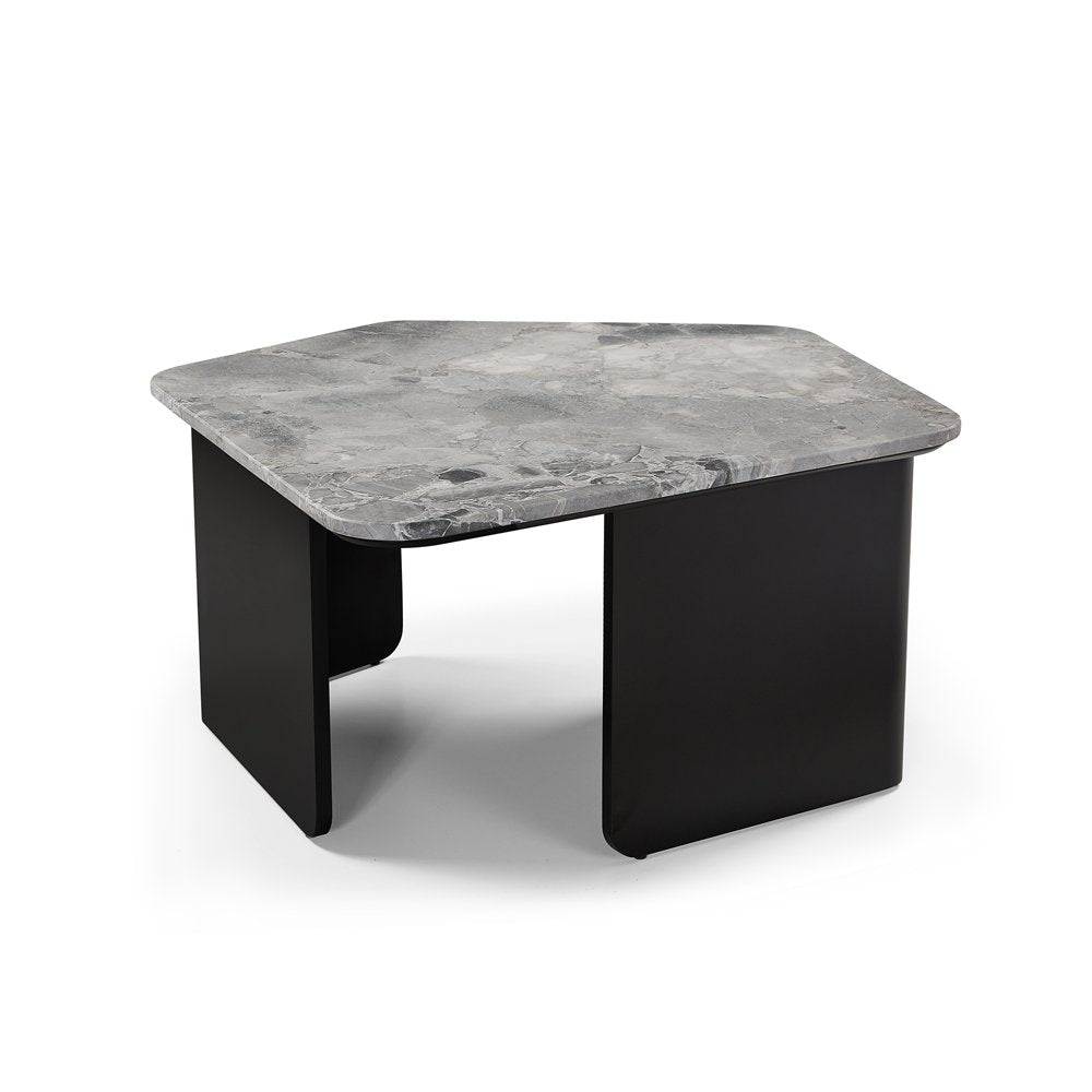 Product photograph of Liang Eimil Organic Coffee Table Oreo Grey Matt Black from Olivia's