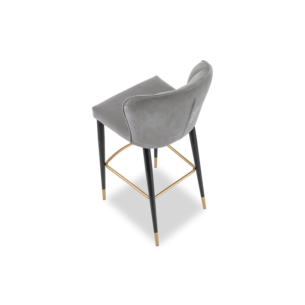 Product photograph of Liang Eimil Maya Bar Stool Kaster Ii Anchor Grey from Olivia's.