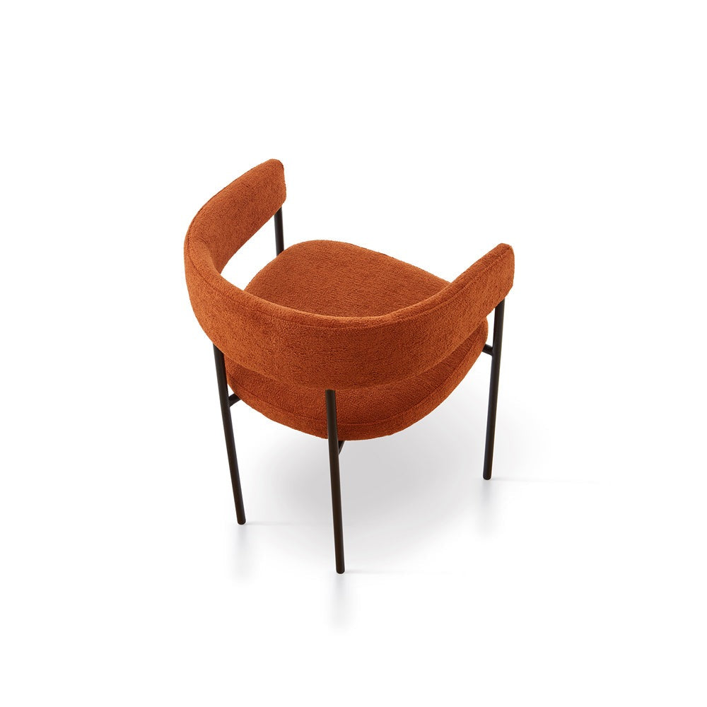Product photograph of Liang Eimil Katania Dining Chair Lander Rust from Olivia's.