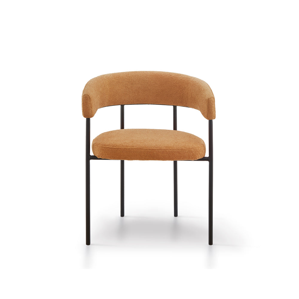 Product photograph of Liang Eimil Katania Dining Chair Lander Ochre from Olivia's.