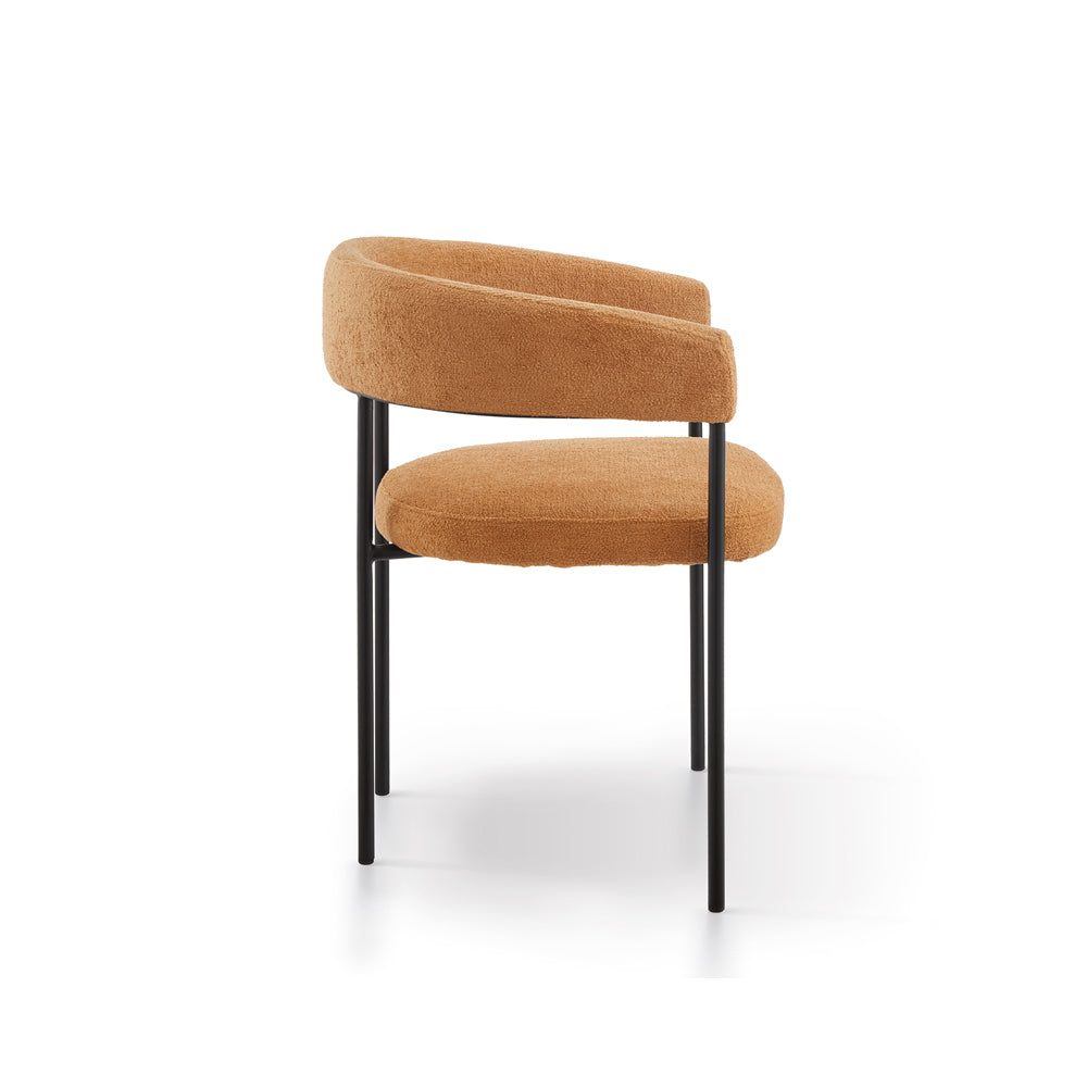 Product photograph of Liang Eimil Katania Dining Chair Lander Ochre from Olivia's.