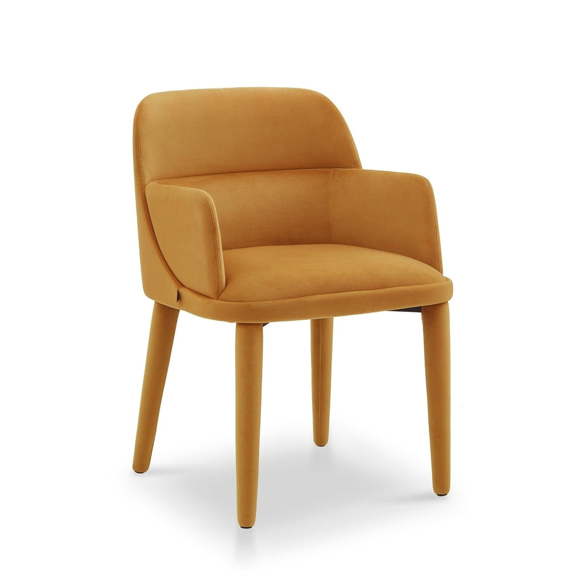 Liang Eimil Diva Dining Chair With Arms In Kaster Ii Mustard