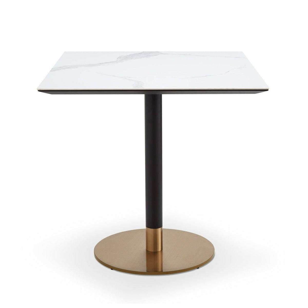 Product photograph of Liang Eimil Theodore Dining Table In White from Olivia's.
