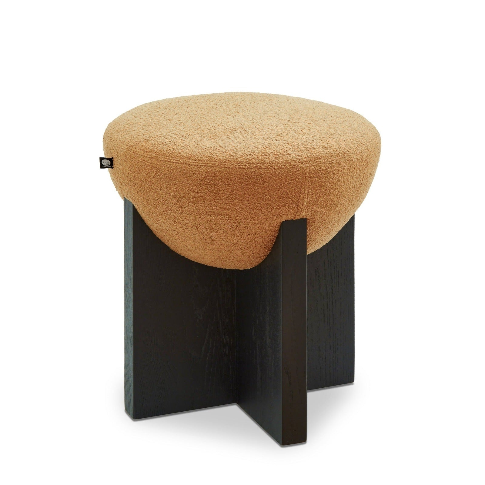 Product photograph of Liang Eimil Larson Ottoman In Lander Ochre from Olivia's
