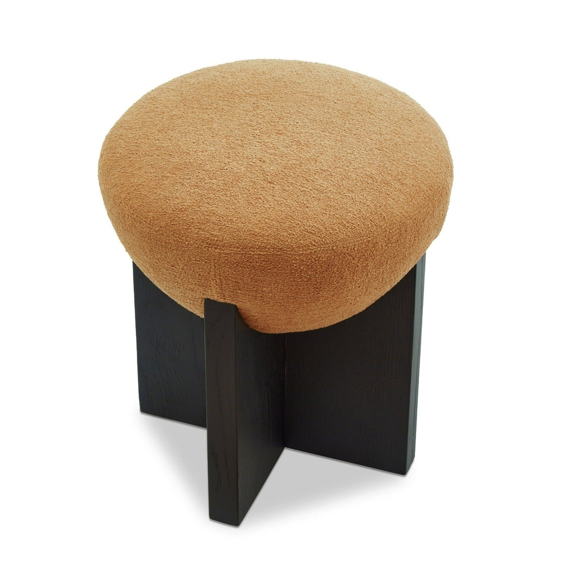 Product photograph of Liang Eimil Larson Ottoman In Lander Ochre from Olivia's.