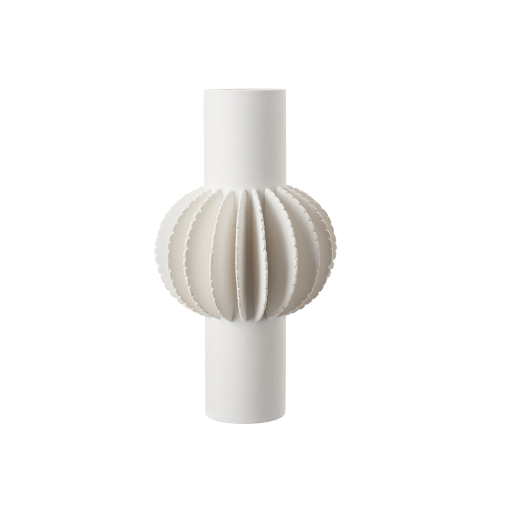 Product photograph of Liang Eimil Lara Ceramic Vase White from Olivia's