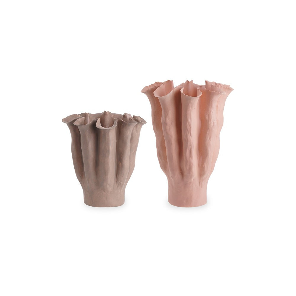 Product photograph of Liang Eimil Terra Ceramic Vase Small Sienna from Olivia's.