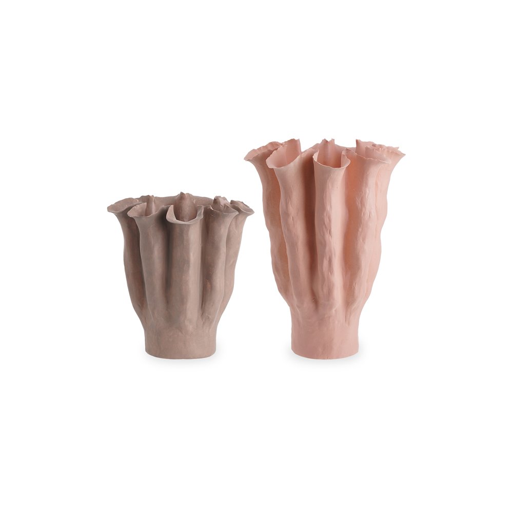 Product photograph of Liang Eimil Terra Ceramic Vase Large Blush from Olivia's.