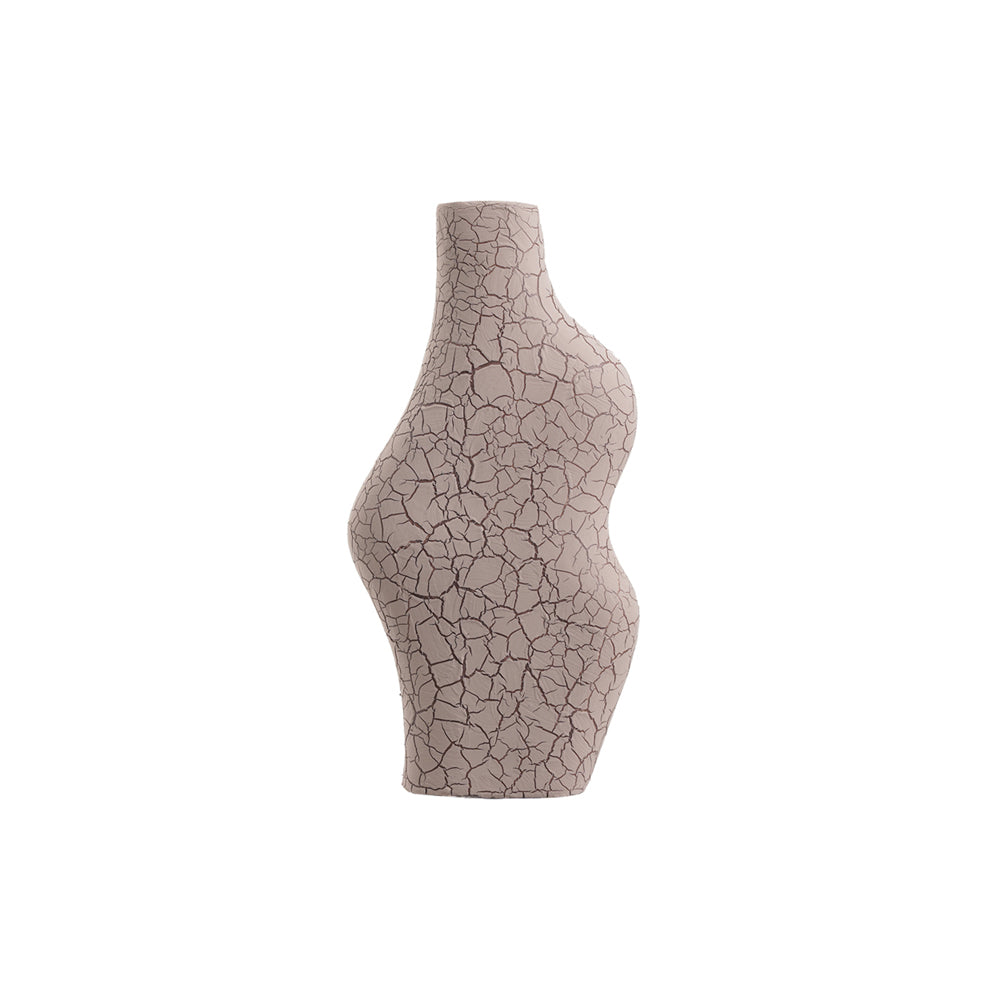Product photograph of Liang Eimil Marni Ceramic Vase Large Taupe from Olivia's