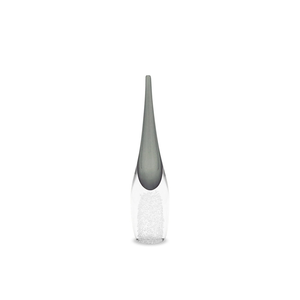 Product photograph of Liang Eimil Ellis Crystal Grey Vase Outlet Large from Olivia's