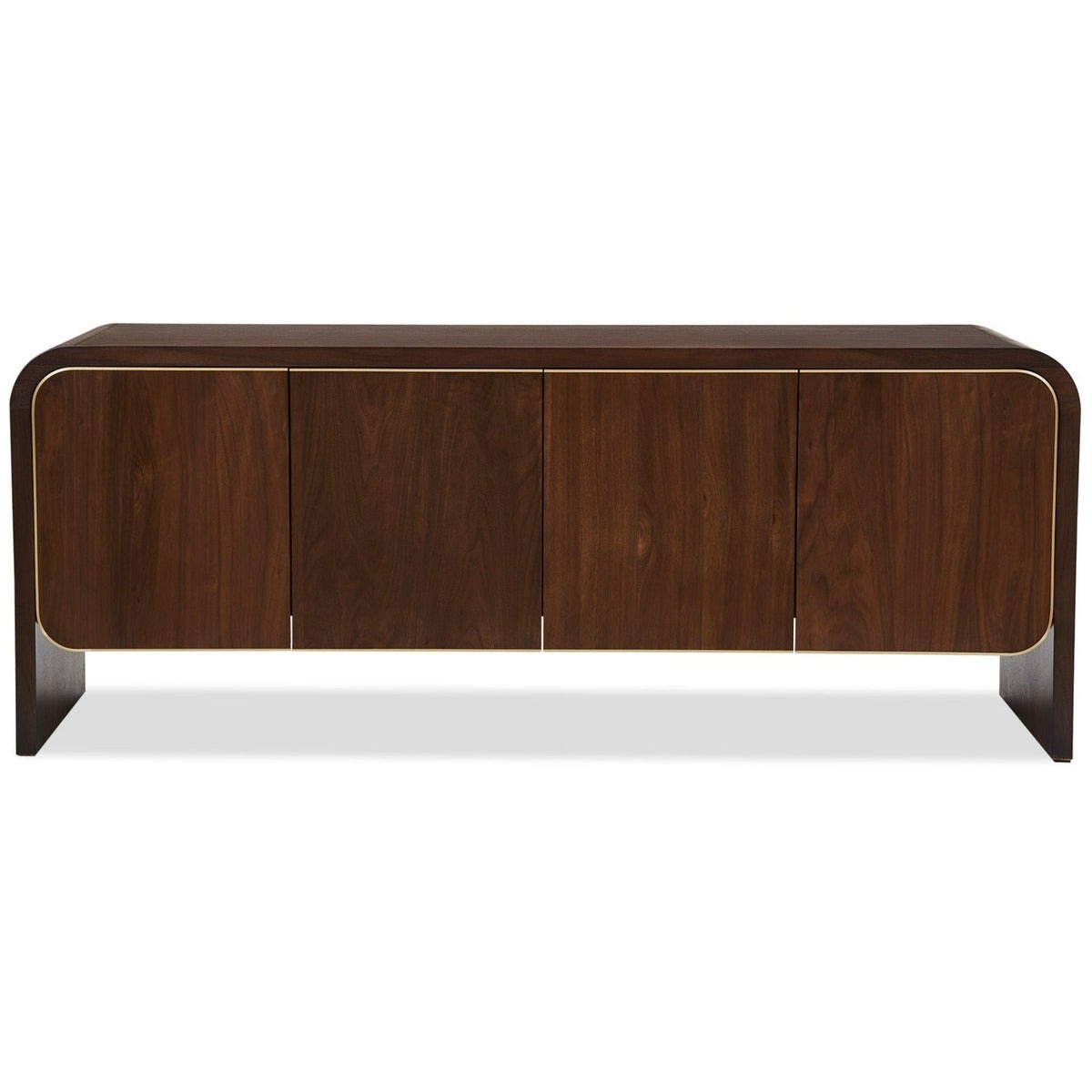 Walter Sideboard - Natural Walnut & Brass
