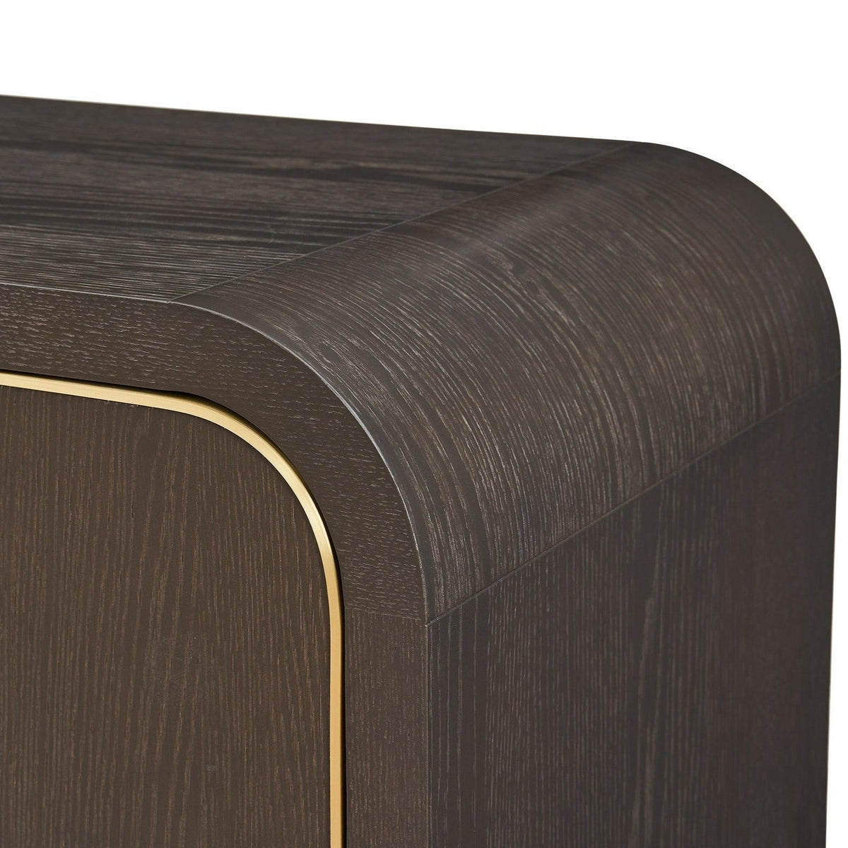 Product photograph of Liang Eimil Walter Sideboard In Dark Grey Oak Brass from Olivia's.