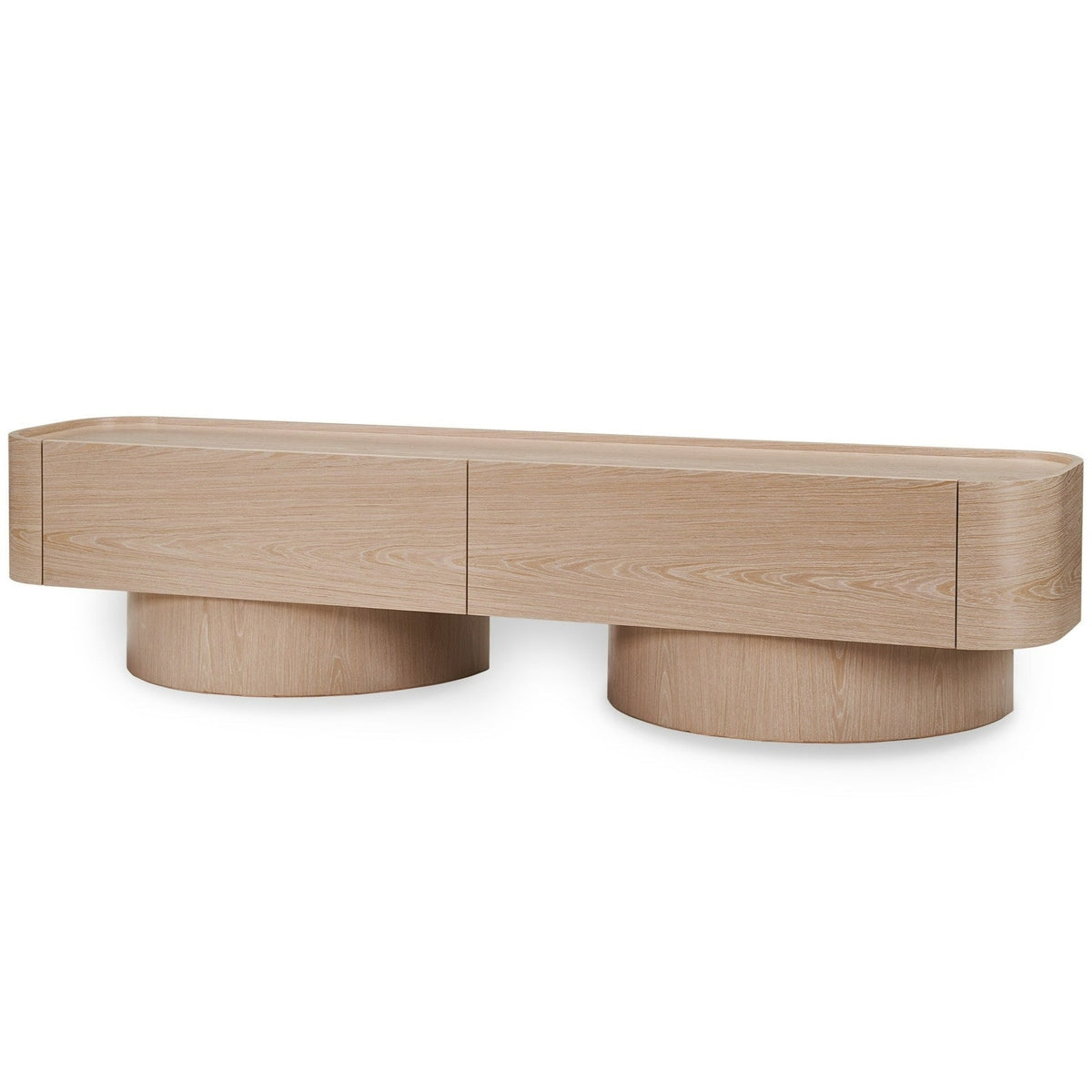 Product photograph of Liang Eimil Butka Media Sideboard In Blonde Oak from Olivia's