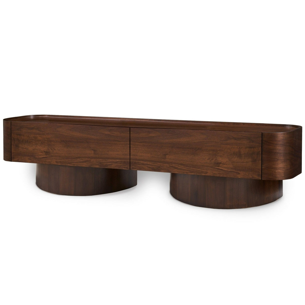 Product photograph of Liang Eimil Butka Media Sideboard In Natural Walnut from Olivia's