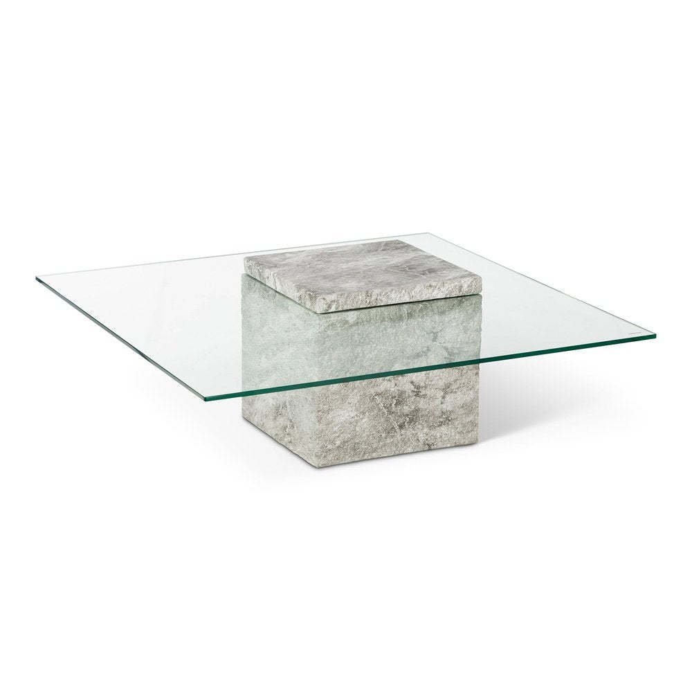 Product photograph of Liang Eimil Rock Coffee Table In Faux Marble Concrete Grey from Olivia's.