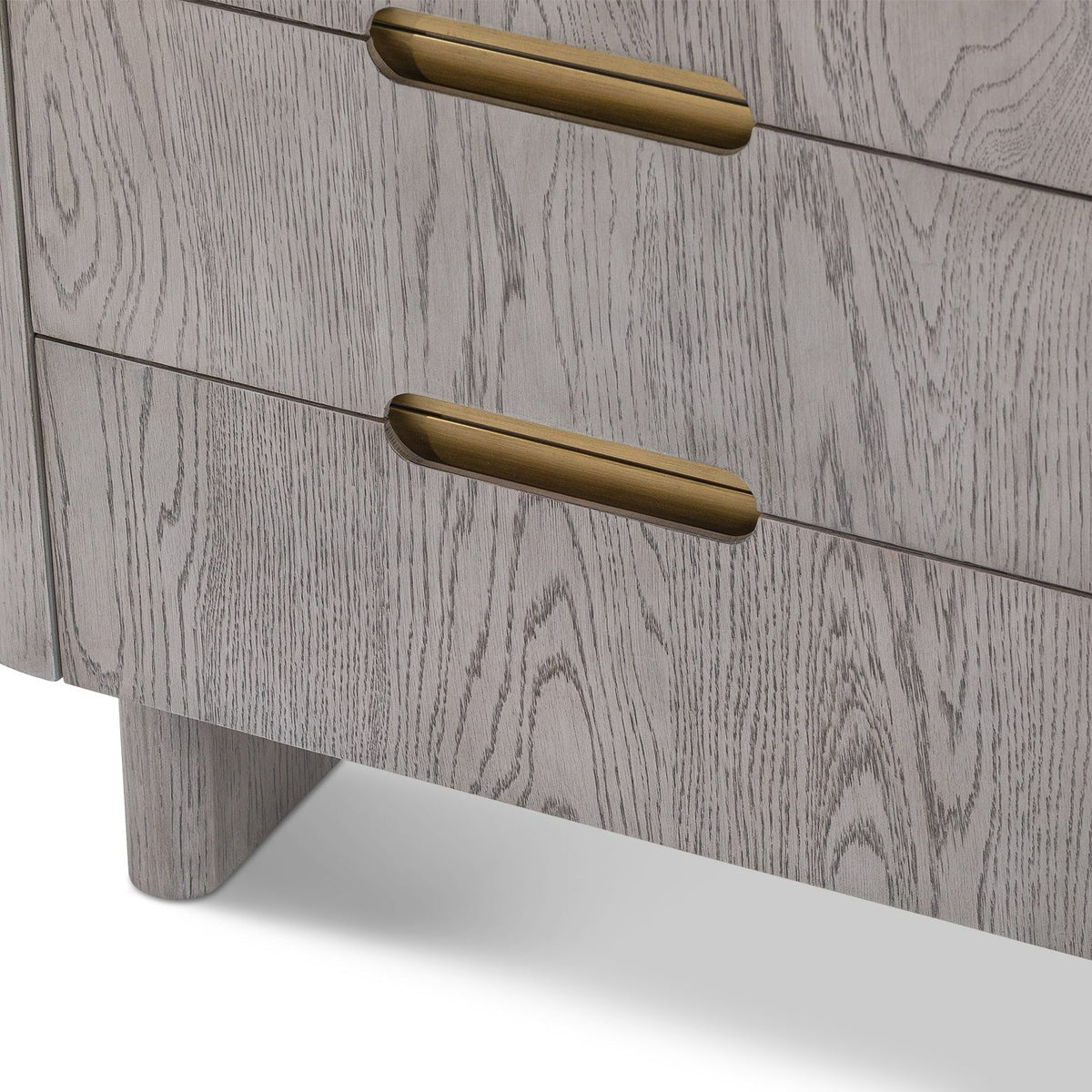 Product photograph of Liang Eimil Lettos Chest Of Drawer In Silver Black Oak from Olivia's.