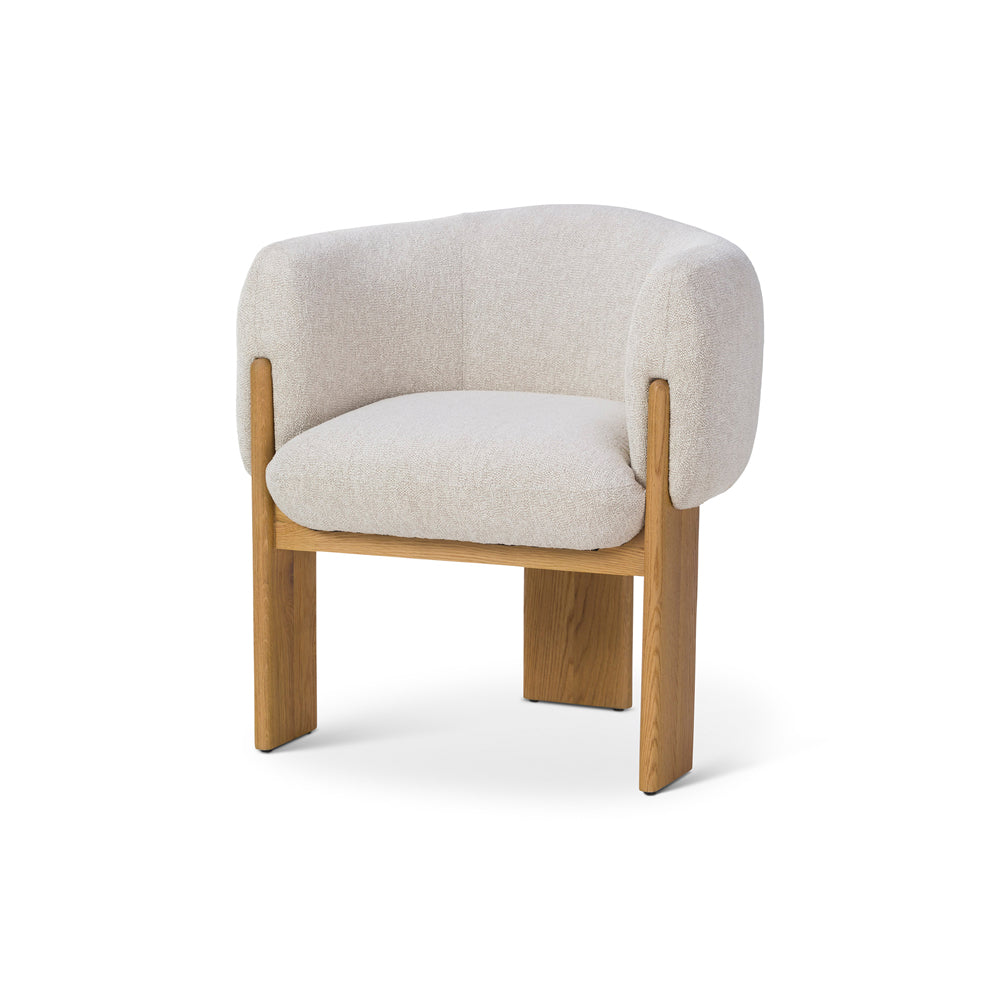 Product photograph of Liang Eimil Lucca Dining Chair - Bilma Sand Dry Honey Oak Bilma Sand from Olivia's.