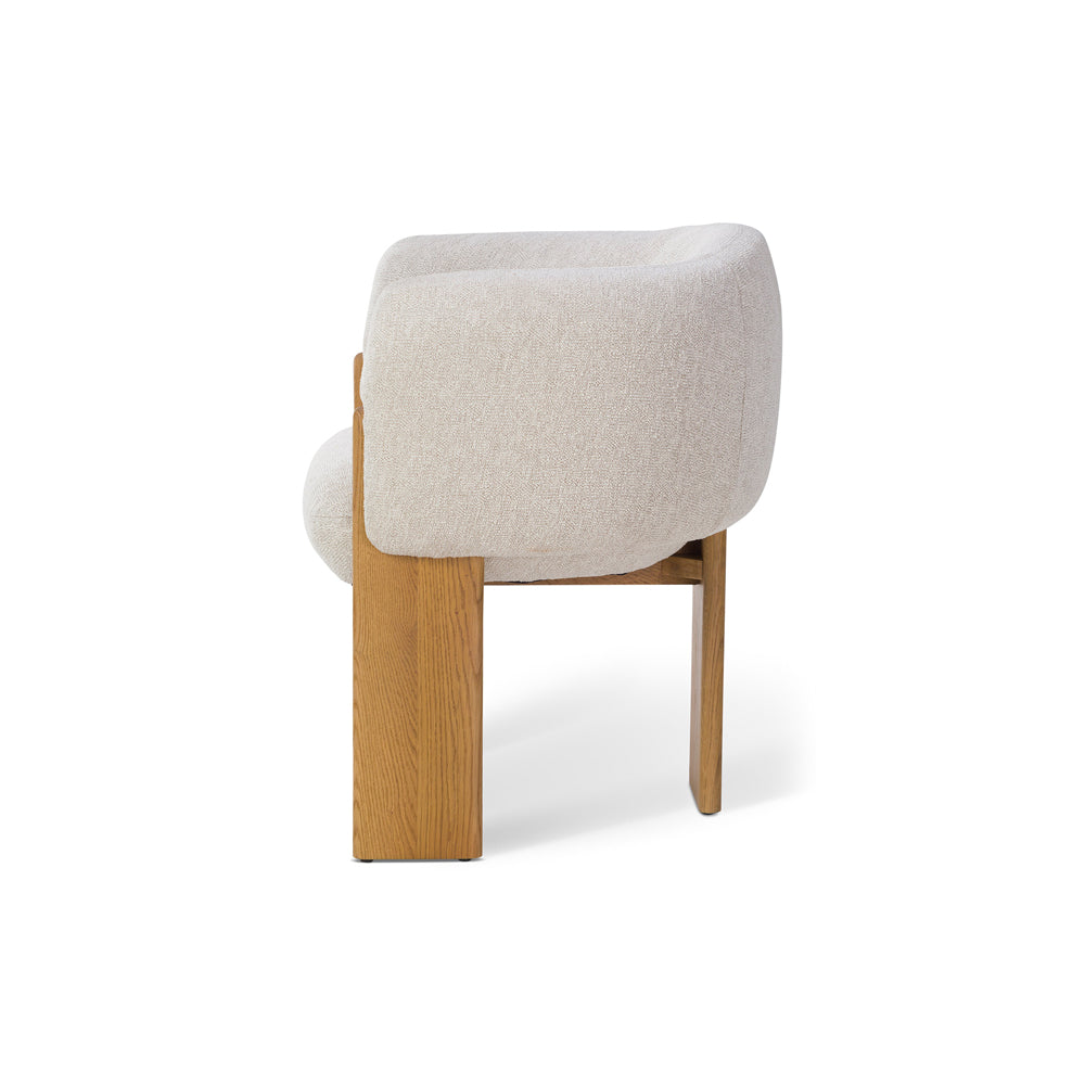 Product photograph of Liang Eimil Lucca Dining Chair - Bilma Sand Dry Honey Oak Bilma Sand from Olivia's.