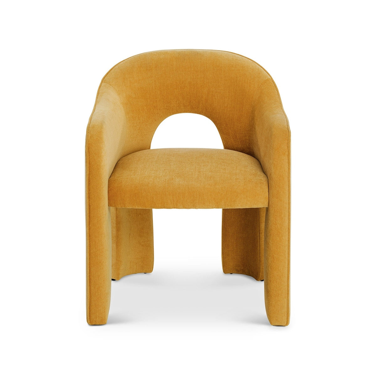 Product photograph of Liang Eimil Kara Dining Chair In Morgan Ochre from Olivia's.