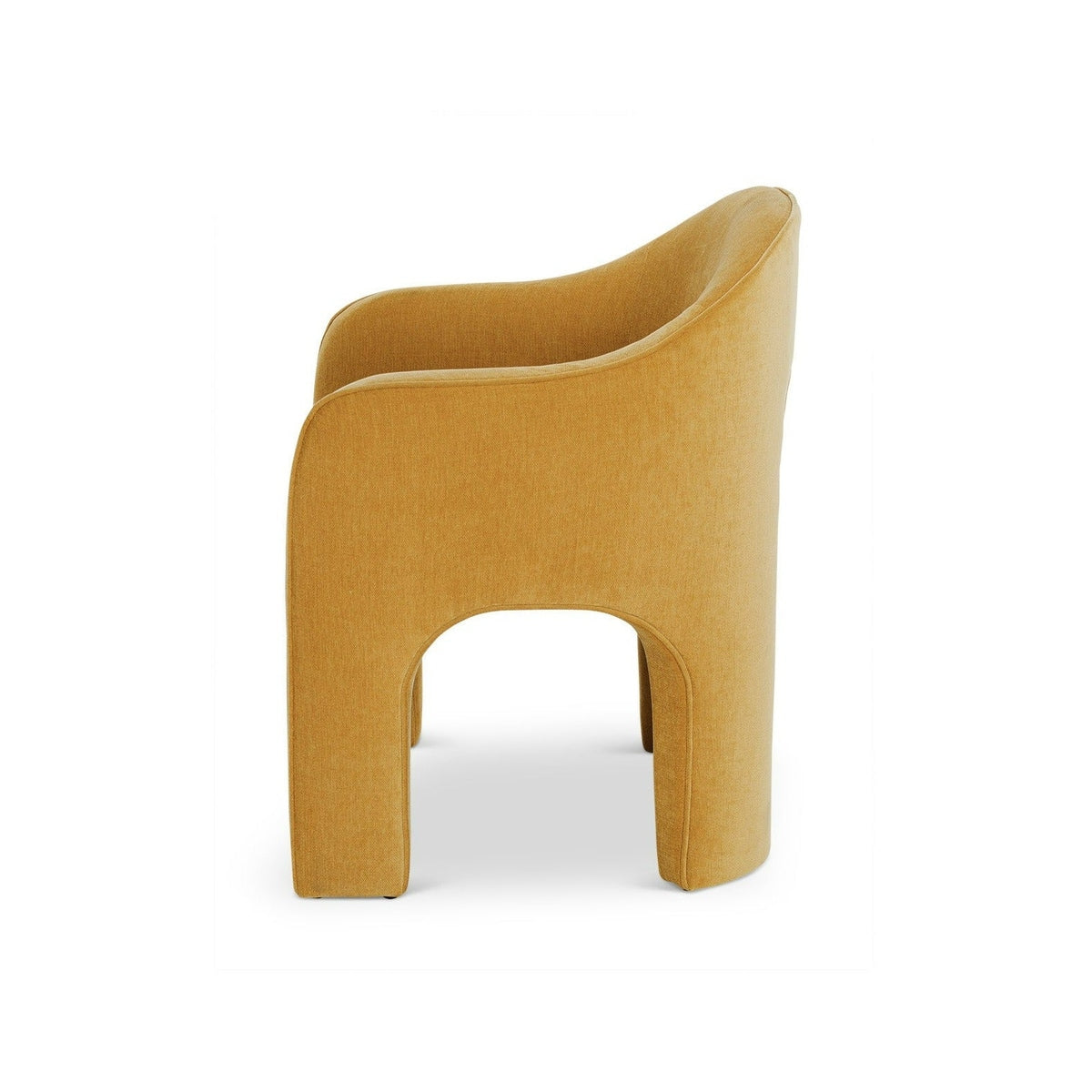 Product photograph of Liang Eimil Kara Dining Chair In Morgan Ochre from Olivia's.
