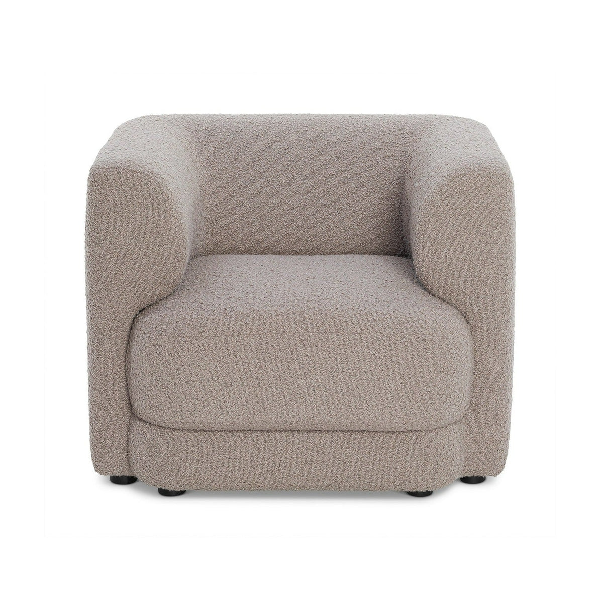 Product photograph of Liang Eimil Lexington Occasional Chair In Beverly Boucle Espresso Grey from Olivia's.