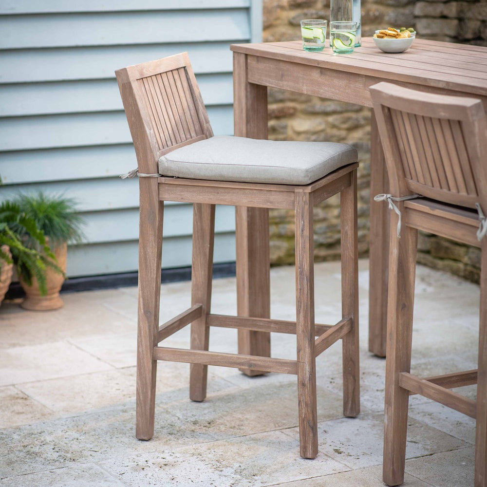 Product photograph of Garden Trading Set Of 2 Porthallow Bar Stool Natural from Olivia's.