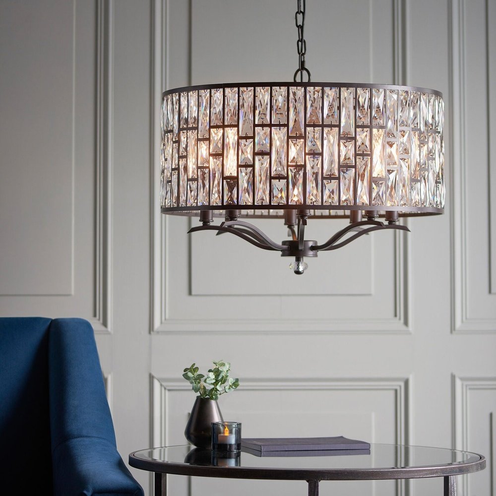 Product photograph of Olivia S Bella 8 Pendant Light from Olivia's.