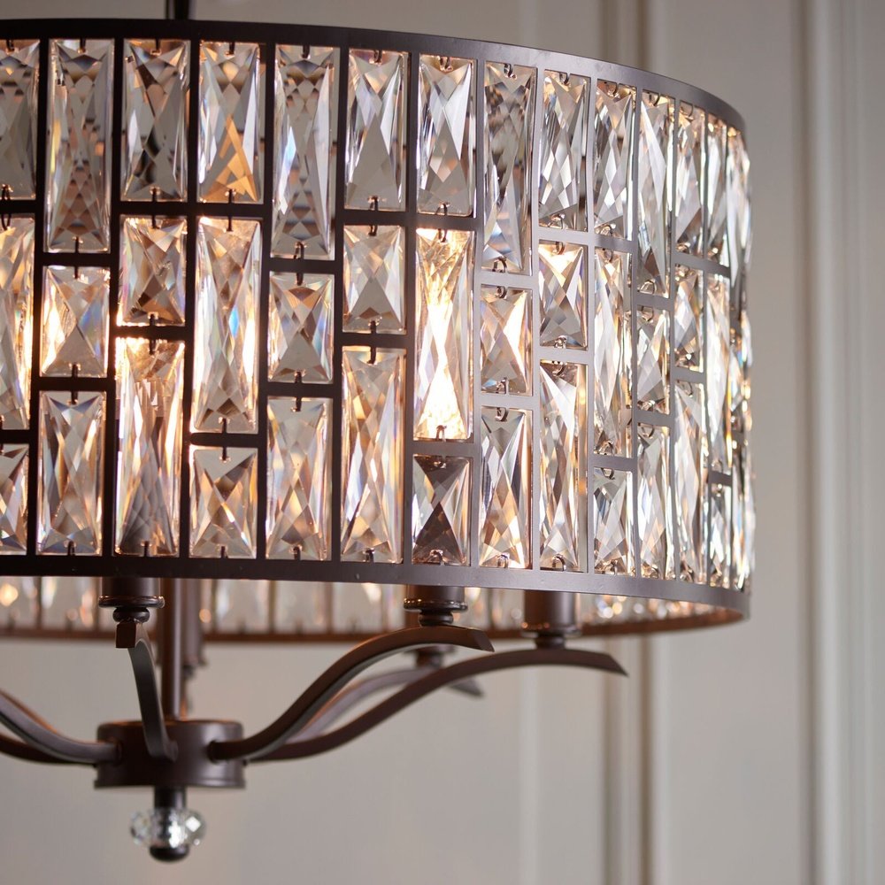 Product photograph of Olivia S Bella 8 Pendant Light from Olivia's.