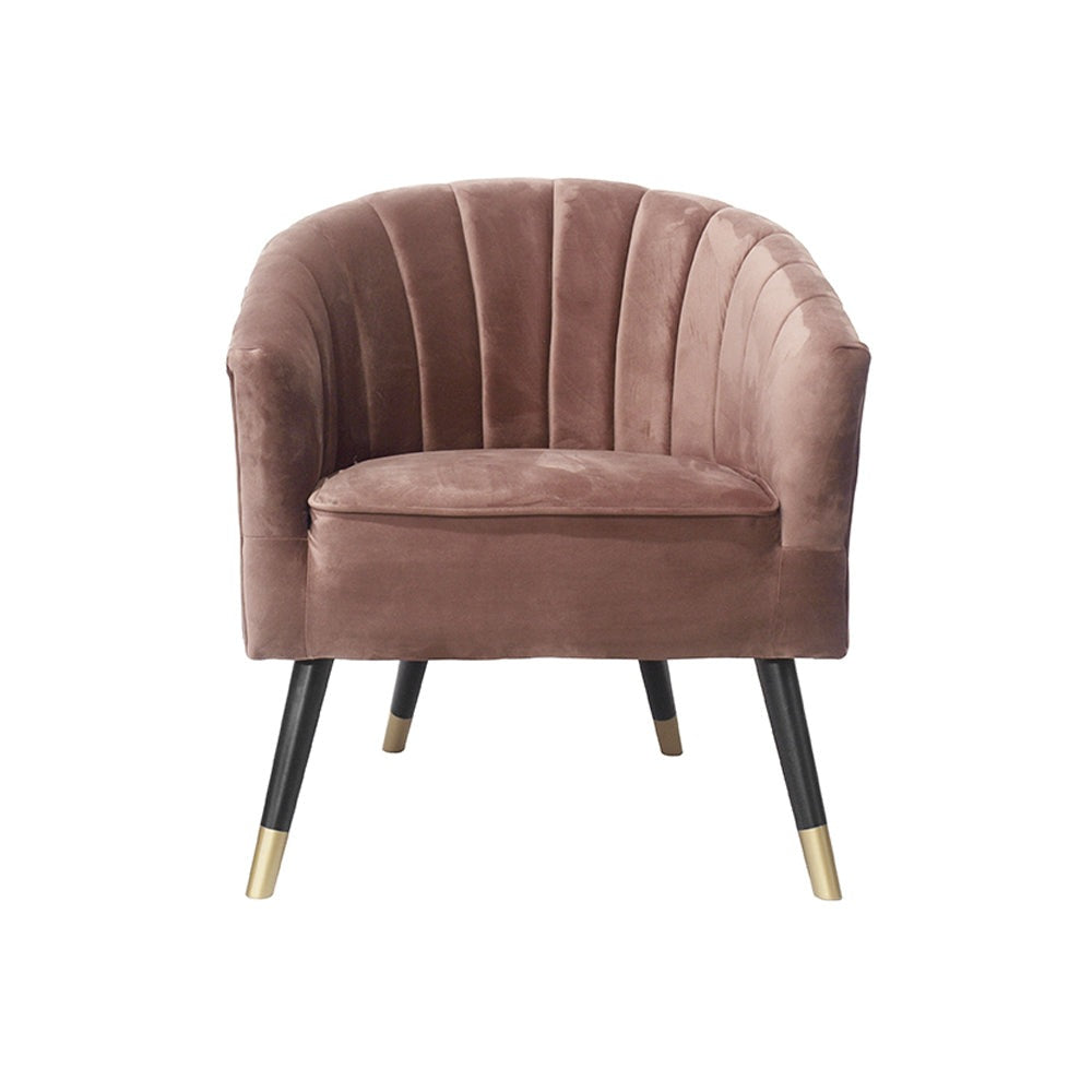 Product photograph of Present Time Royal Occasional Chair Pink Outlet from Olivia's