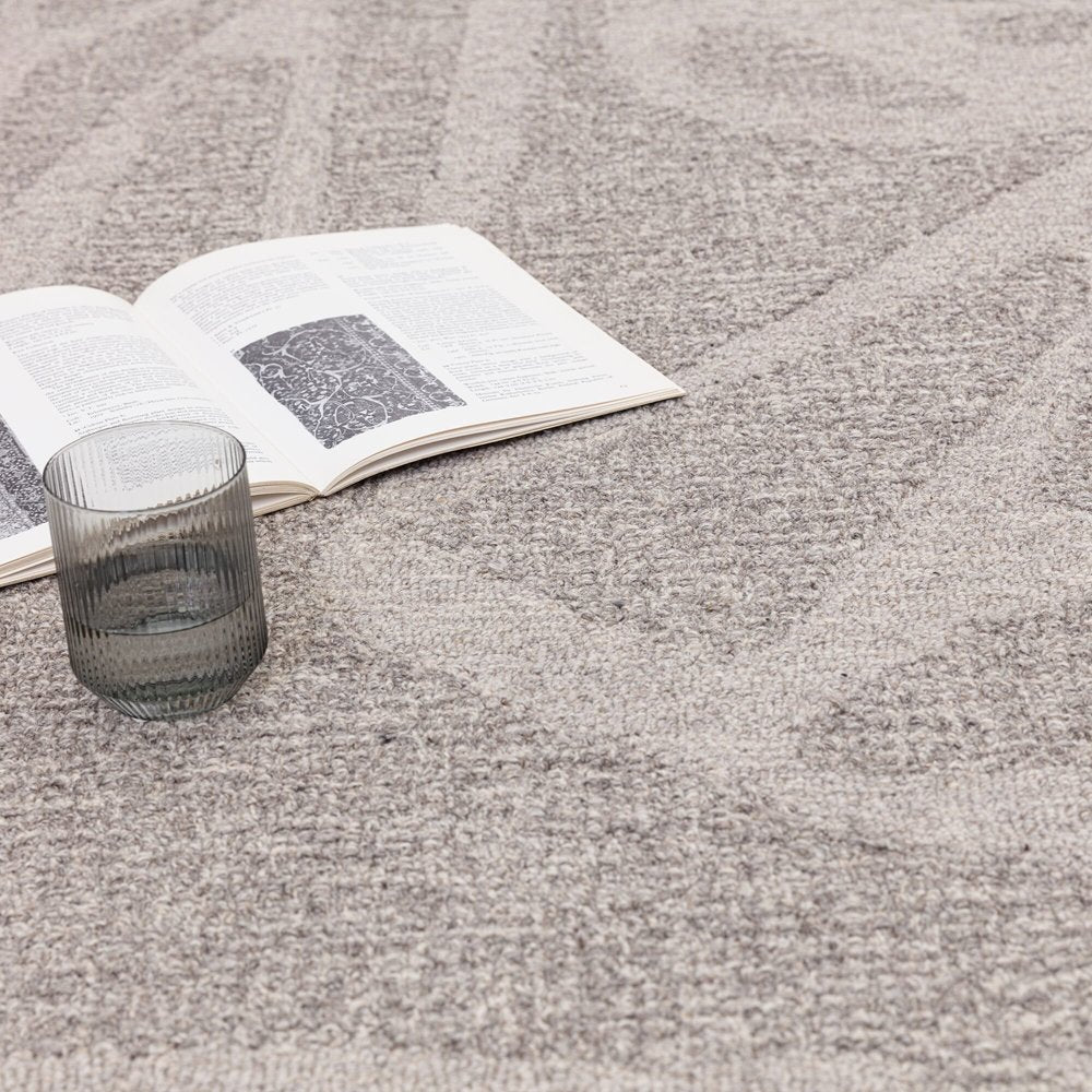 Product photograph of Asiatic Carpets Loxley Rug Stone Grey 160x230cm from Olivia's.